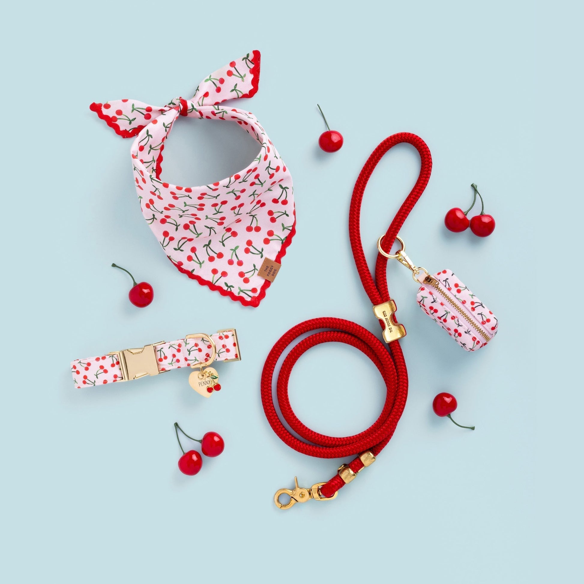 Cherry Jubilee Dog Bandana