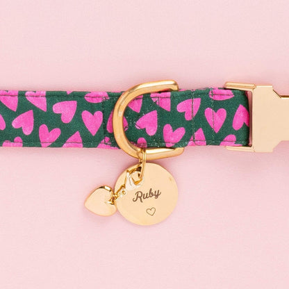 Heart of Gold Collar Charm