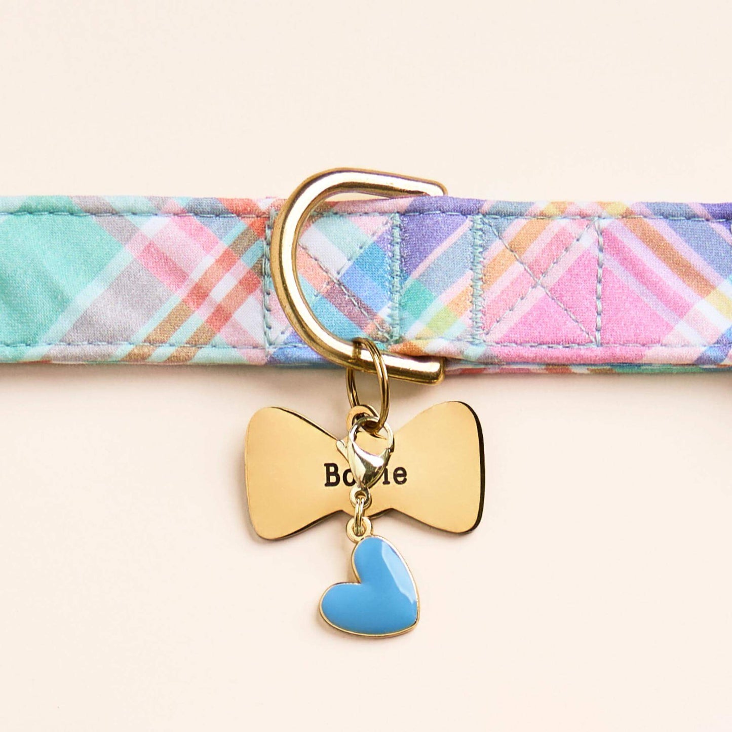 Blooming Plaid Collar Walk Set