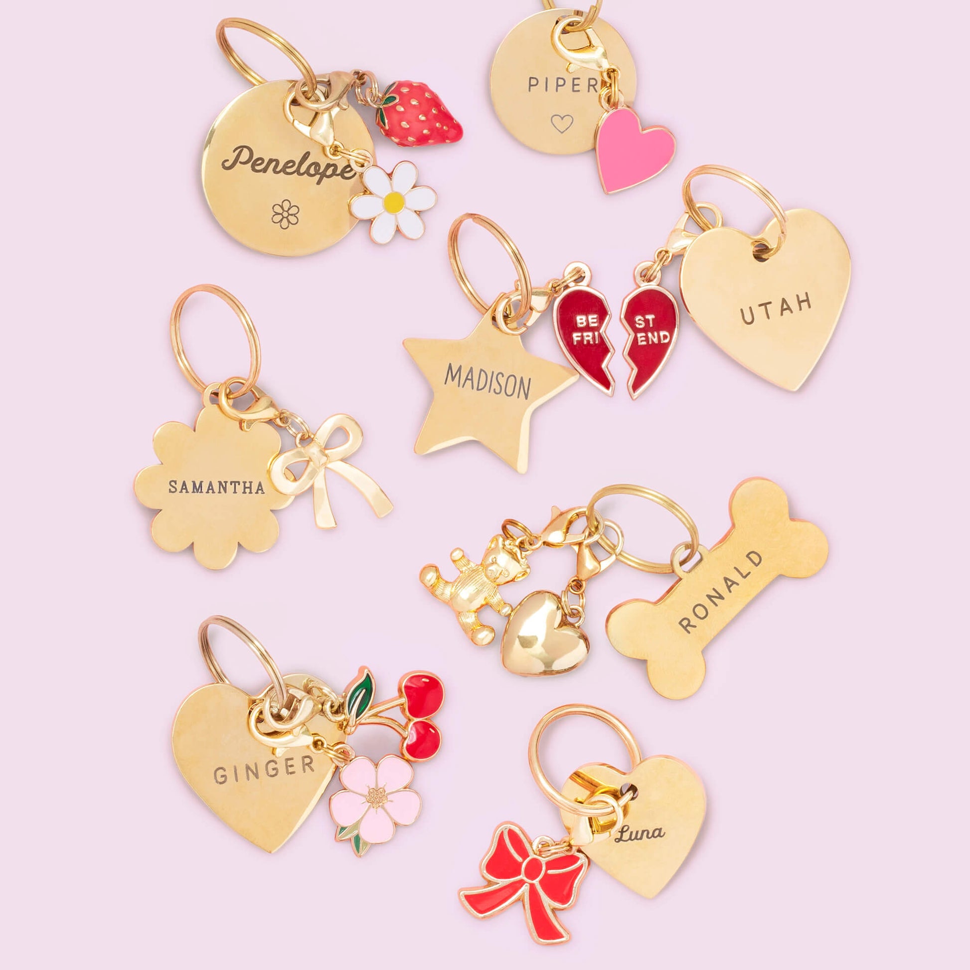 Heart Pet ID Tag