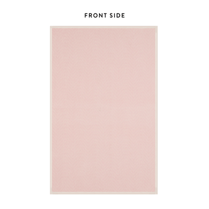 ChappyWrap Harborview Herringbone Blush Dog Blanket