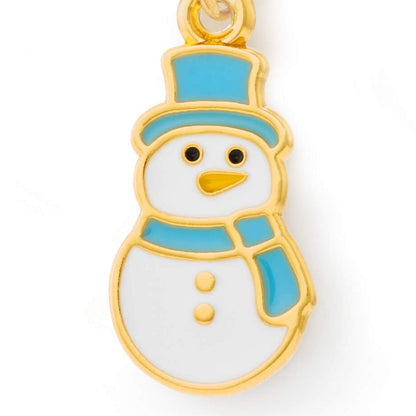 Snowman Collar Charm