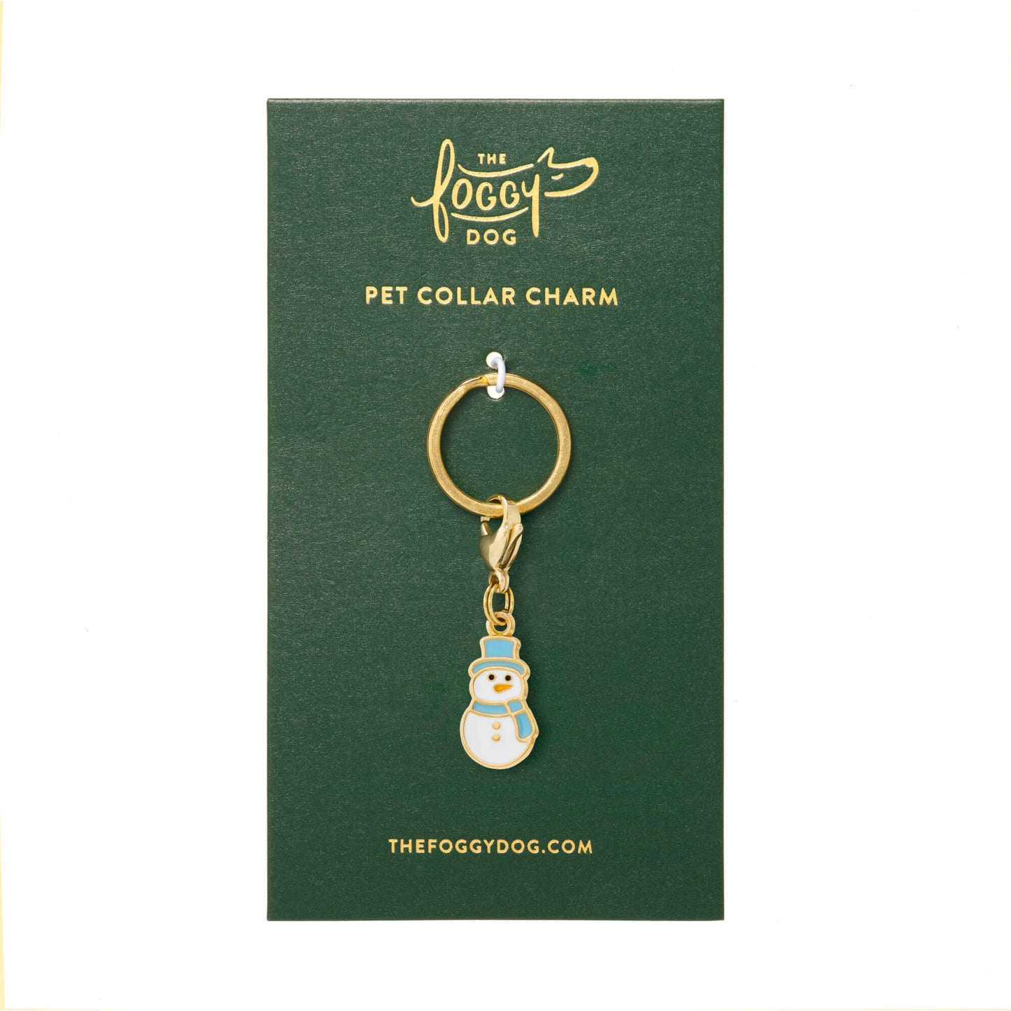 Snowman Collar Charm