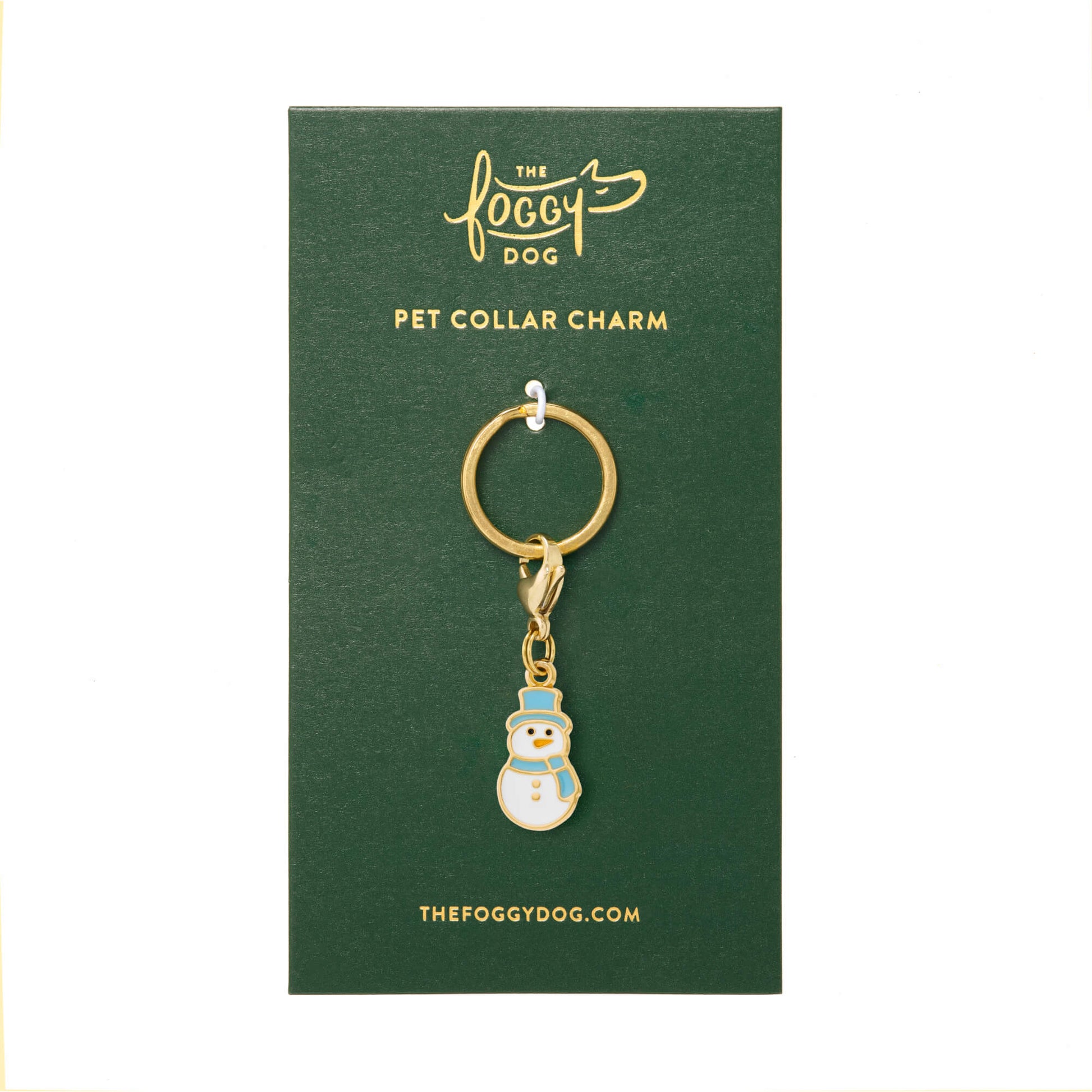 Snowman Collar Charm