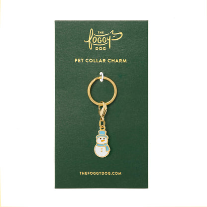 Snowman Collar Charm