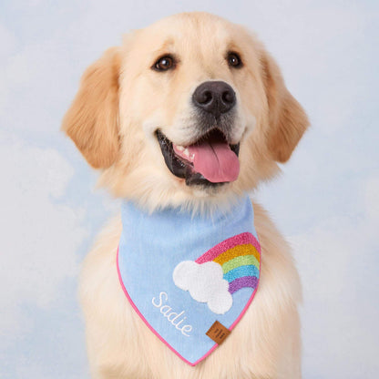 Rainbow Applique Dog Bandana