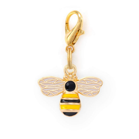 Honey Bee Collar Charm