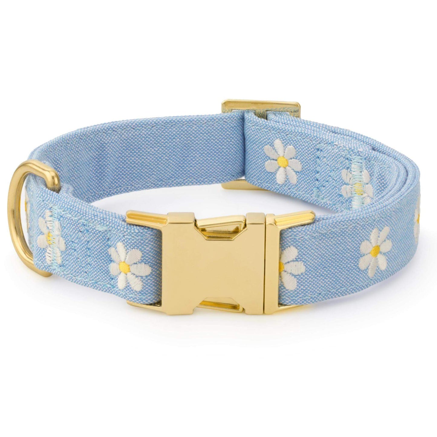 Daisy Embroidered Lady Bow Collar