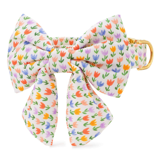 Tulip Garden Lady Bow Collar