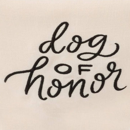 Dog of Honor Embroidered Dog Bandana