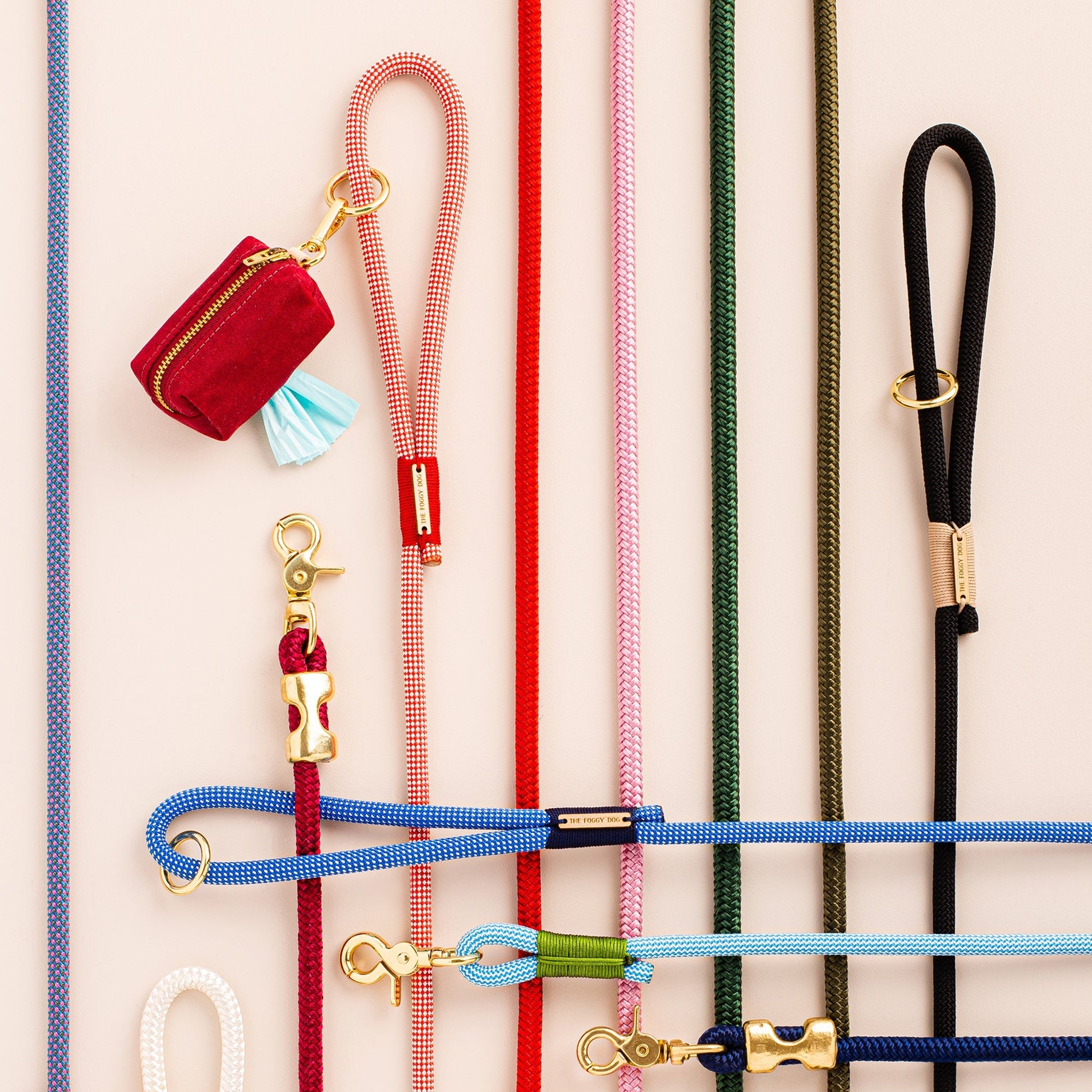 Ruby Waxed Canvas Waste Bag Holder