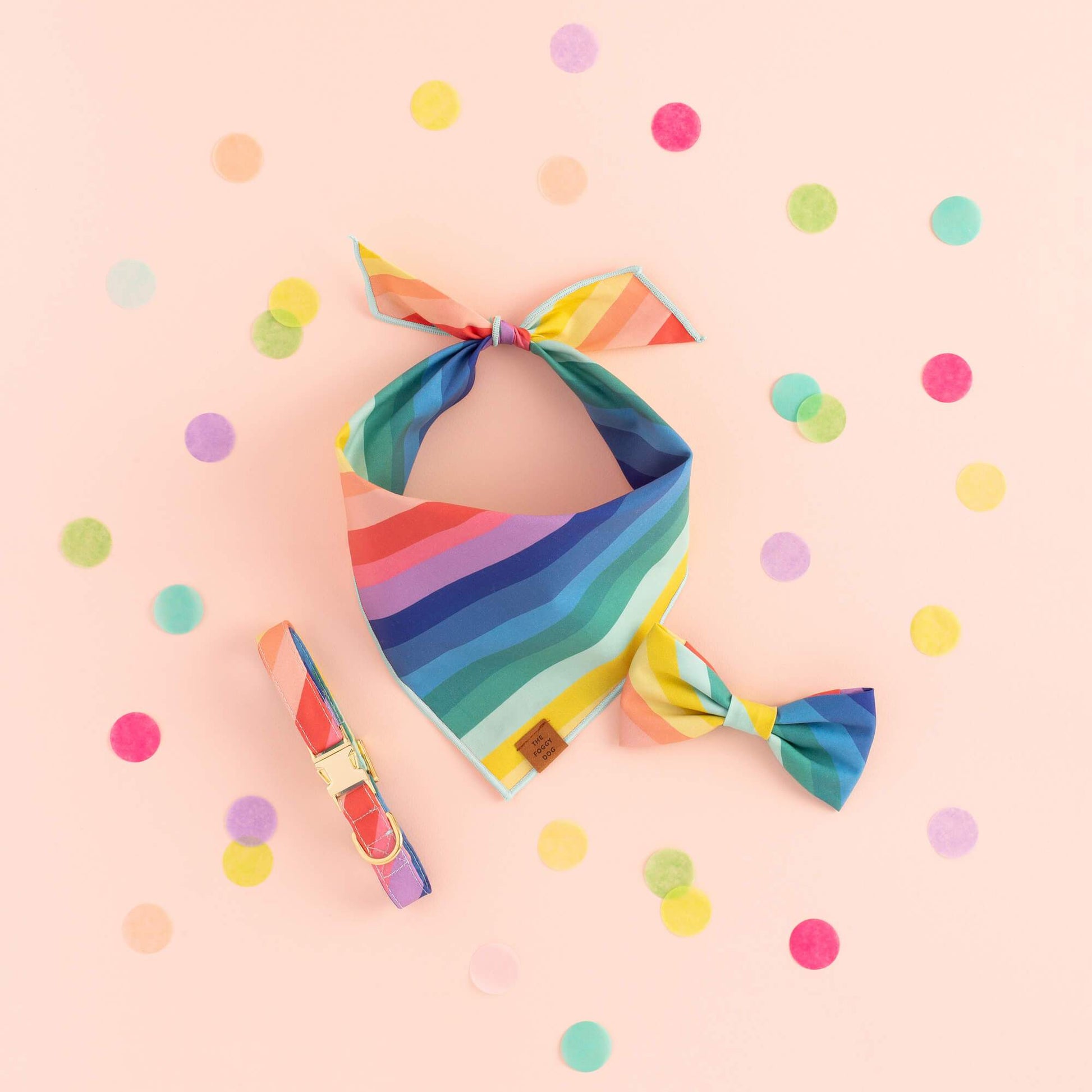 Over the Rainbow Dog Bandana