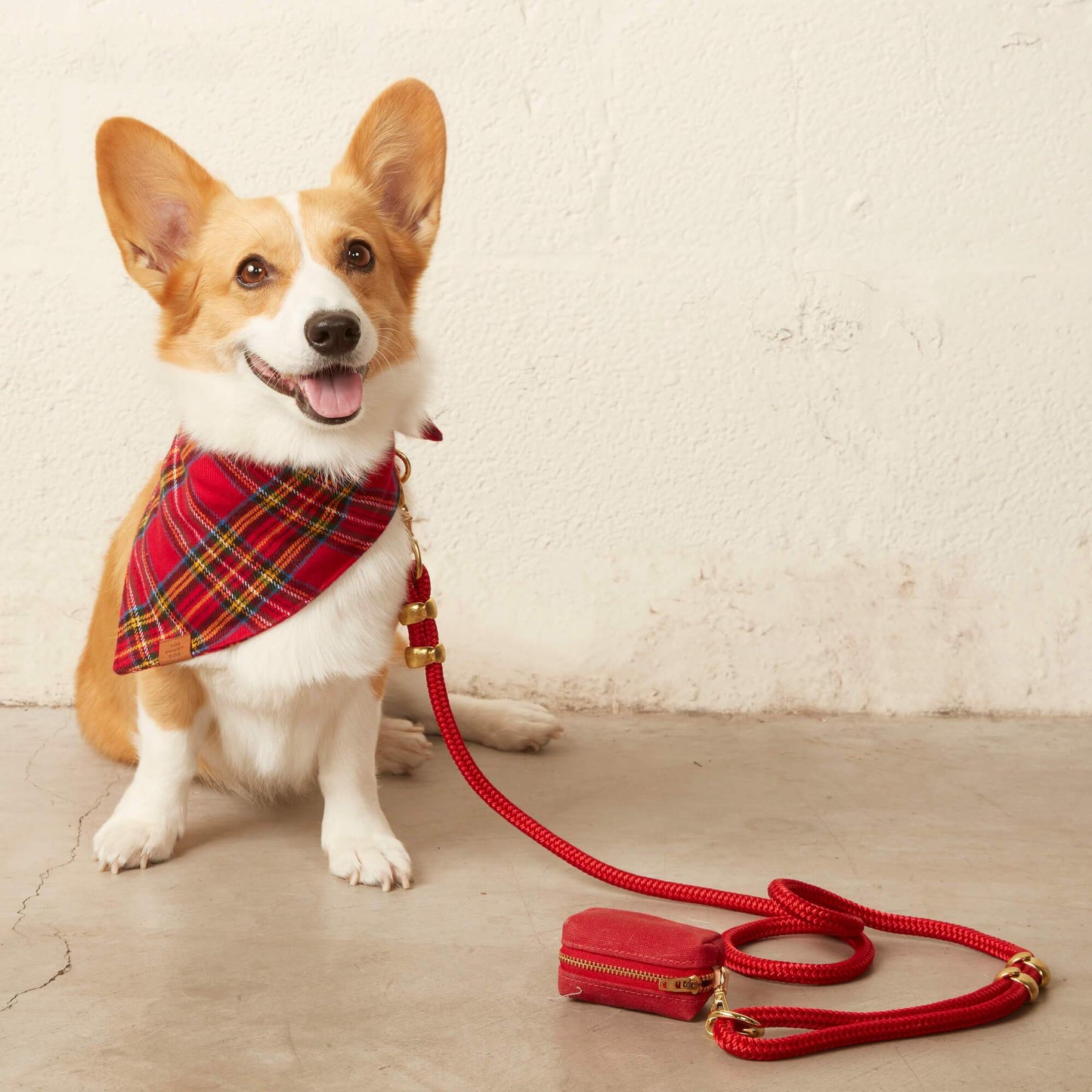 Ruby Waxed Canvas Waste Bag Holder